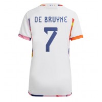 Dámy Fotbalový dres Belgie Kevin De Bruyne #7 MS 2022 Venkovní Krátký Rukáv